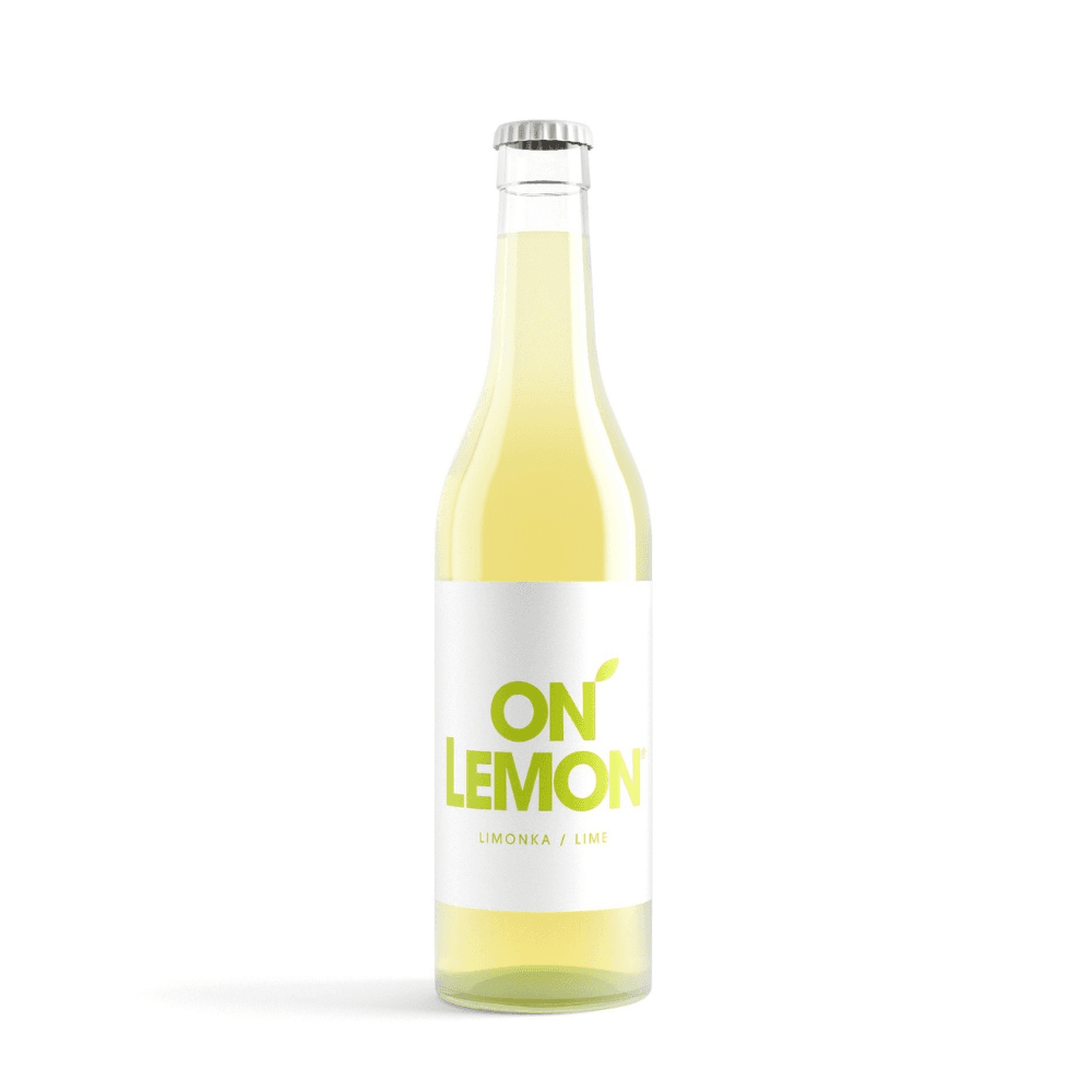ON LEMON Napój gazowany limonkowy 330 ml