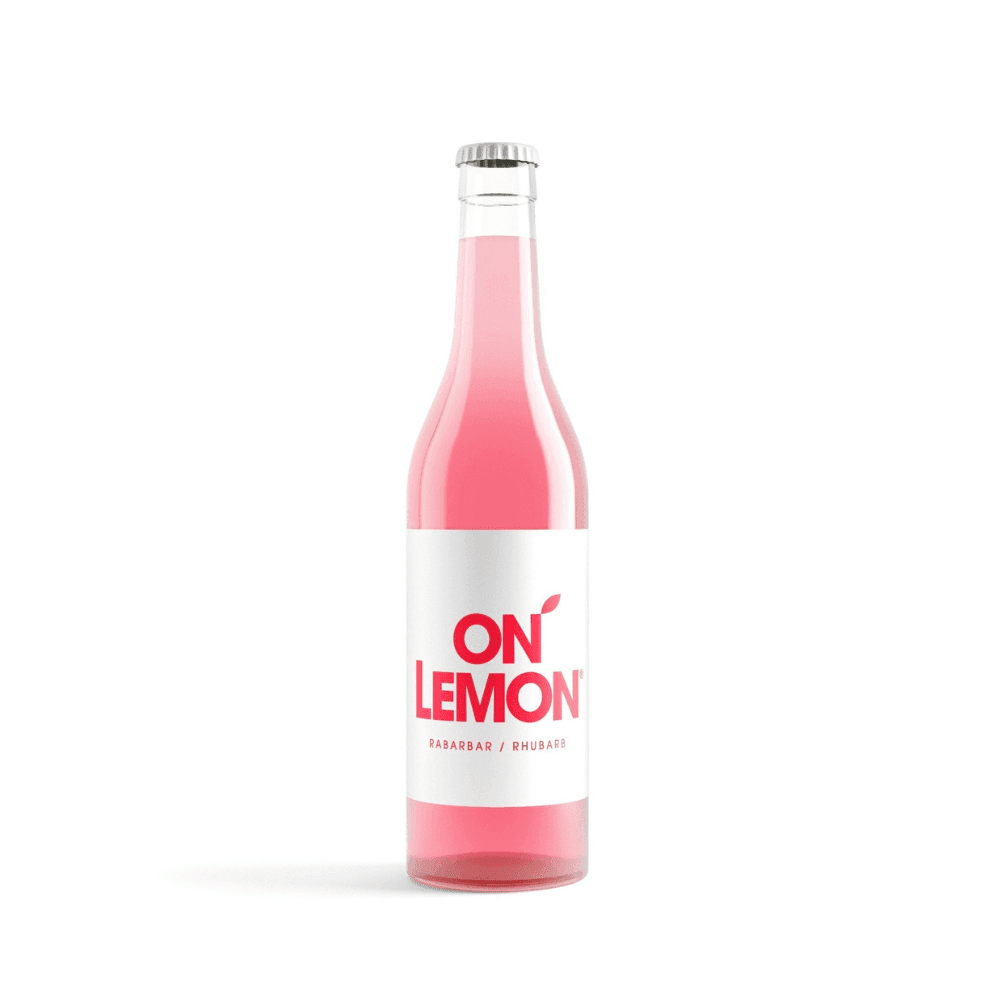 ON LEMON Napój gazowany rabarbarowy 330 ml