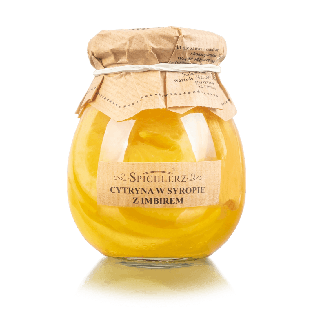 SPICHLERZ Cytryna w syropie z imbirem 260 g