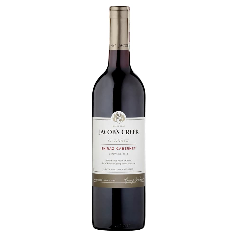 JACOB'S CREEK Wino australijskie Shiraz Cabernet czerwone wytrawne 750 ml