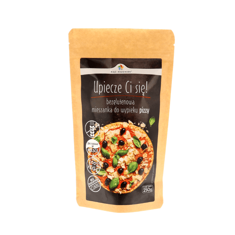 PIĘĆ PRZEMIAN Mieszanka do wypieku pizzy bezglutenowej 250 g