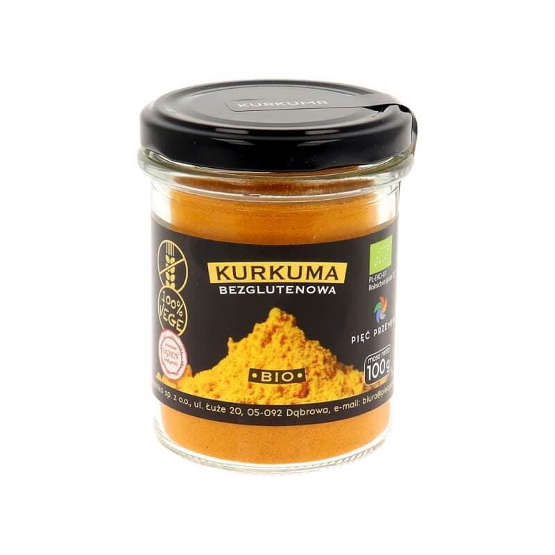 PIĘĆ PRZEMIAN Kurkuma bezglutenowa BIO 100 g