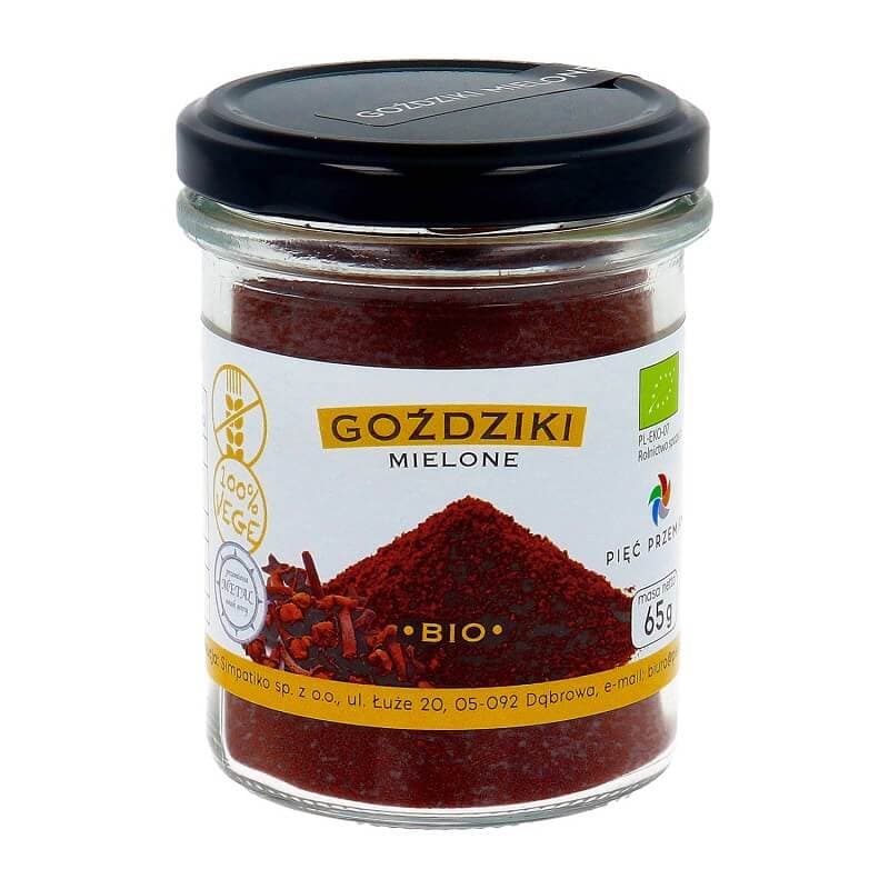 PIĘĆ PRZEMIAN Goździki mielone bezglutenowe BIO 65 g