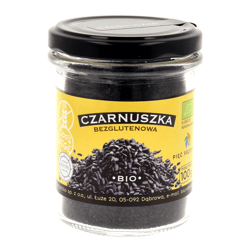 PIĘĆ PRZEMIAN Czarnuszka bezglutenowa BIO 100 g
