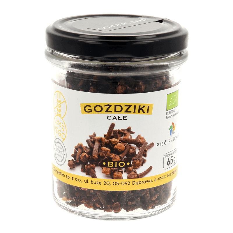 PIĘĆ PRZEMIAN Goździki całe bezglutenowe BIO 65 g