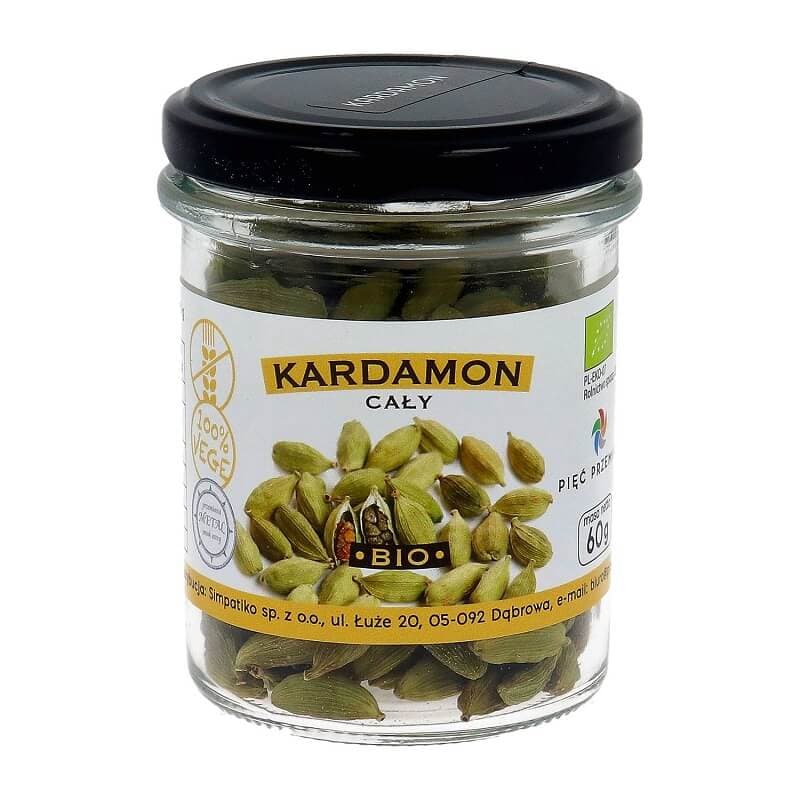 PIĘĆ PRZEMIAN Kardamon cały bezglutenowy BIO 60 g