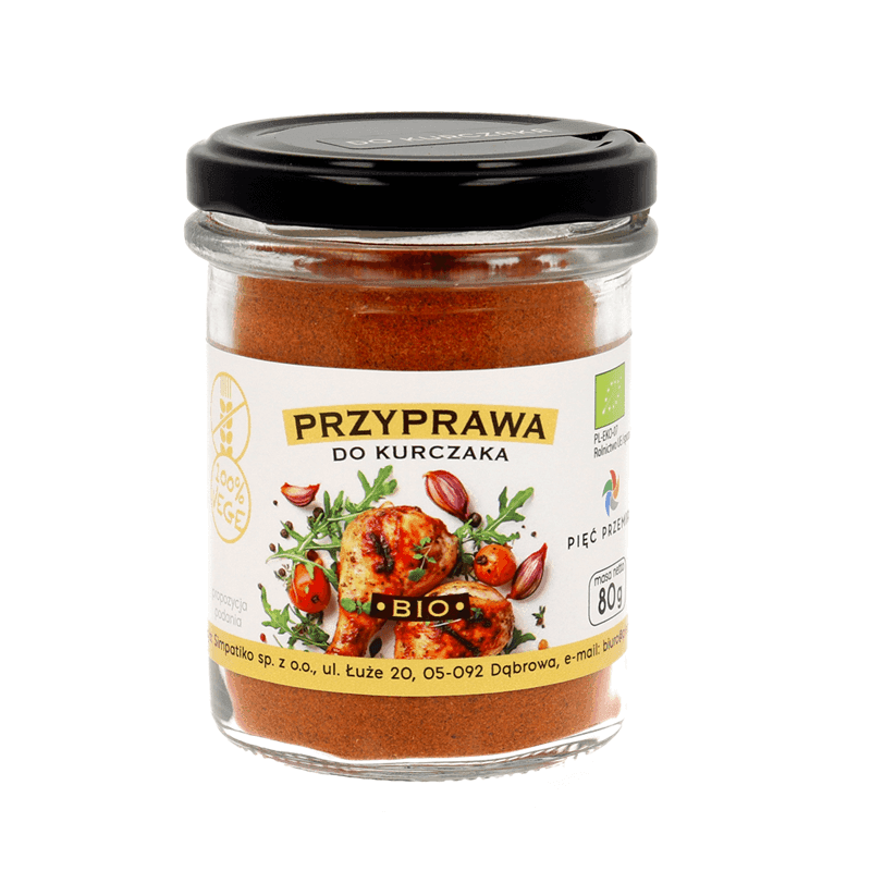 PIĘĆ PRZEMIAN Przyprawa do kurczaka BIO 80 g