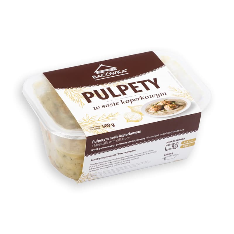 BACÓWKA Pulpety w sosie koperkowym 500 g