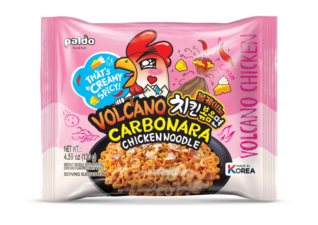 PALDO Danie błyskawiczne chicken noodle Volcano Carbonara 130 g