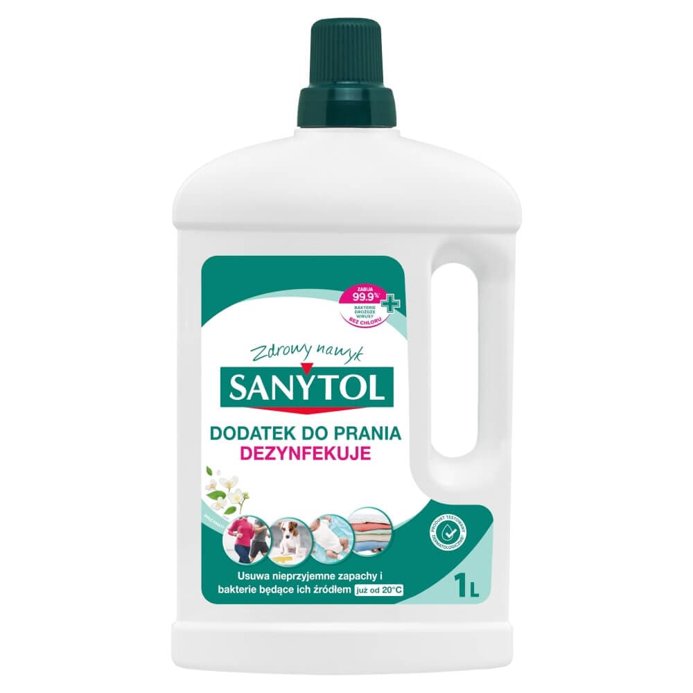 SANYTOL Środek dezynfekujący do prania białe kwiaty 1000 ml