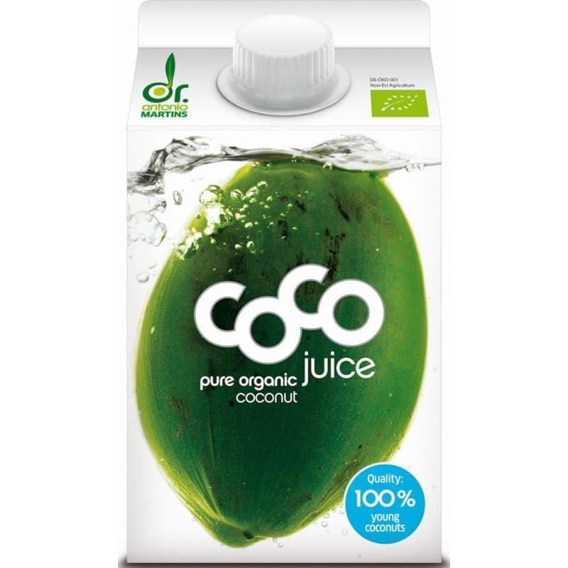 COCO DR. MARTINS Woda kokosowa BIO 500 ml