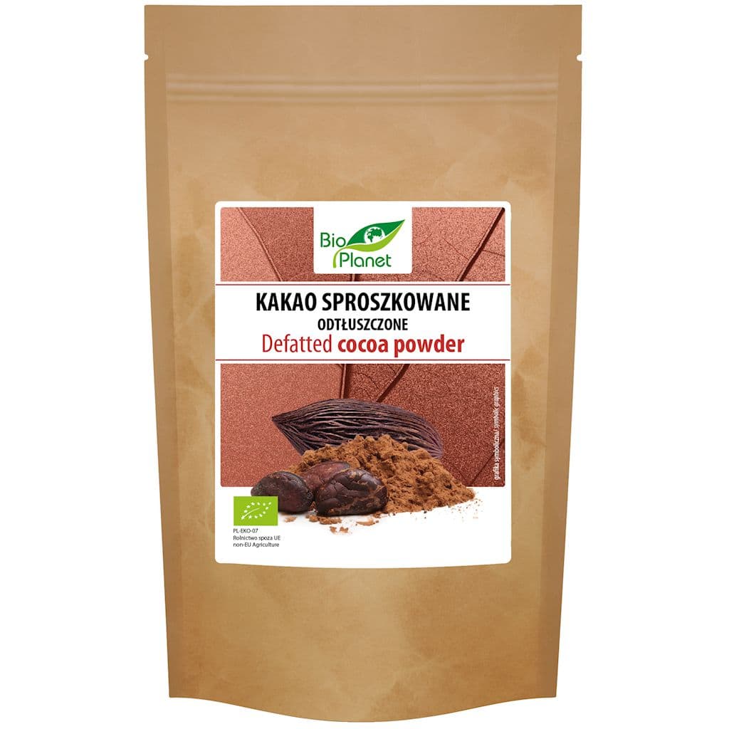 BIO PLANET Kakao sproszkowane odtłuszczone BIO 200 g