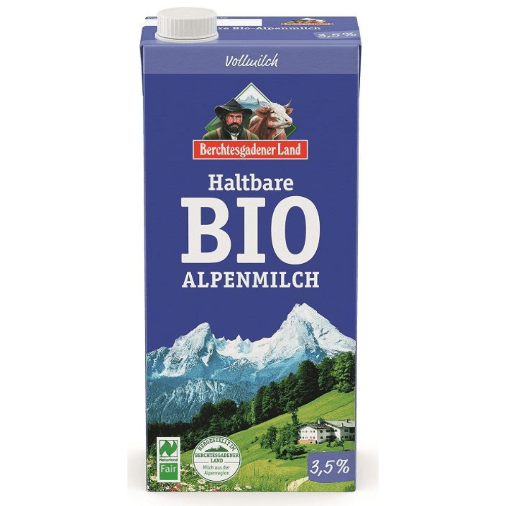 BERCHTESGADENER LAND Mleko alpejskie UHT 3,5 % BIO 1000 ml
