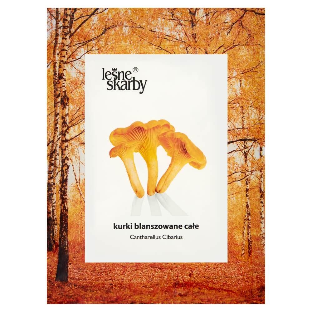 LEŚNE SKARBY Kurki blanszowane całe mrożone 300 g