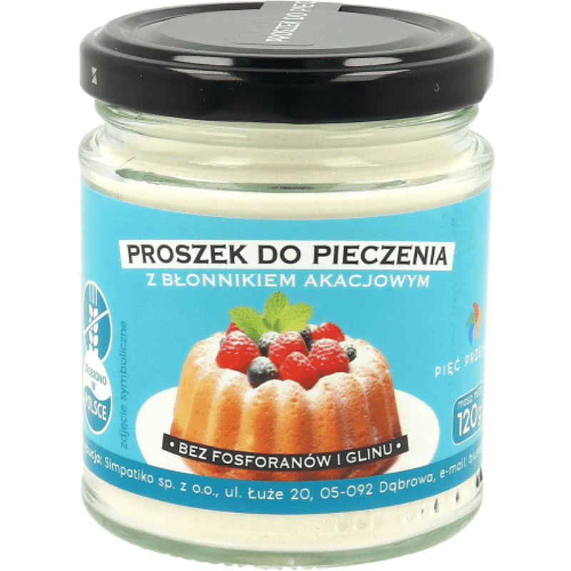 PIĘĆ PRZEMIAN Proszek do pieczenia bezglutenowy 120 g