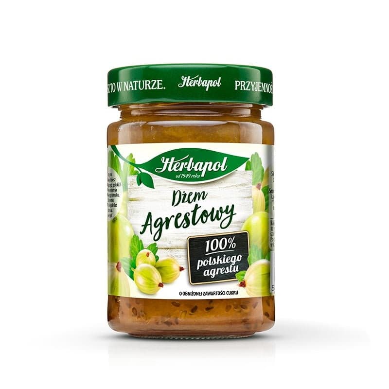 HERBAPOL Dżem agrestowy niskosłodzony 280 g
