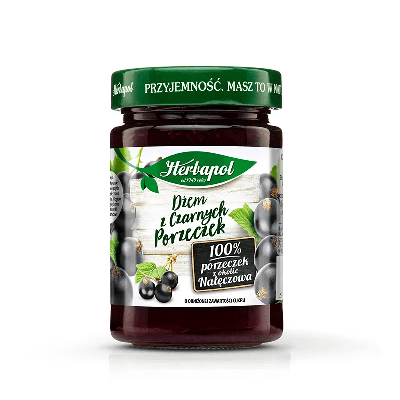 HERBAPOL Dżem porzeczkowy niskosłodzony 280 g