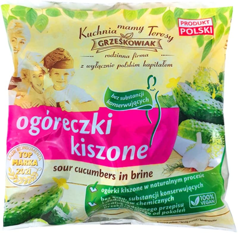 GRZEŚKOWIAK Ogóreczki kiszone 600 g