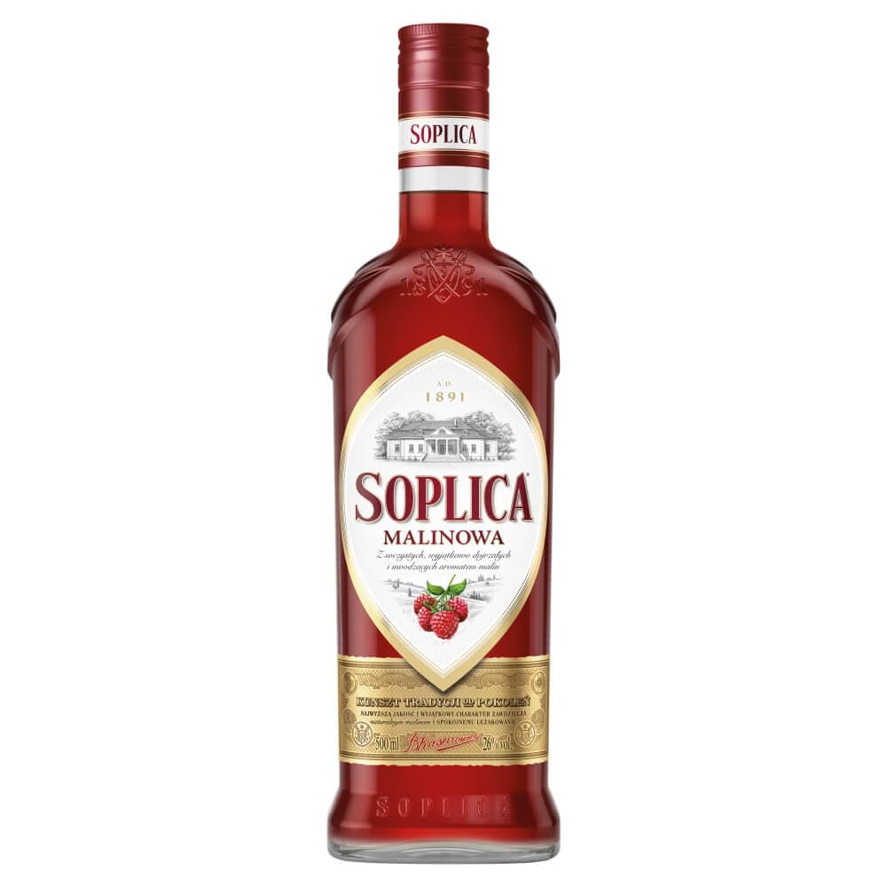 SOPLICA Nalewka malinowa 26% 500 ml
