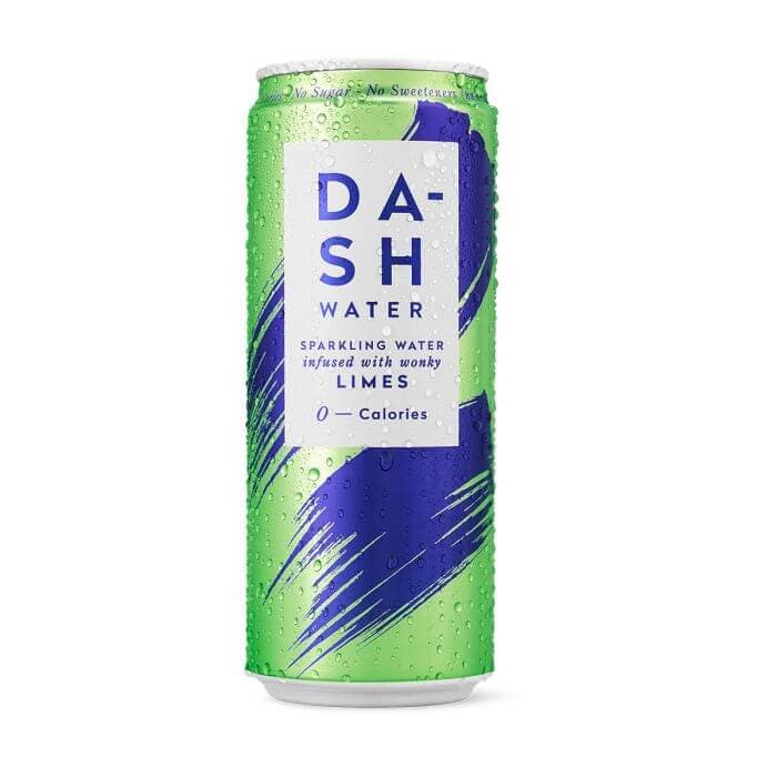 DASH WATER Woda gazowana Limonka 330 ml