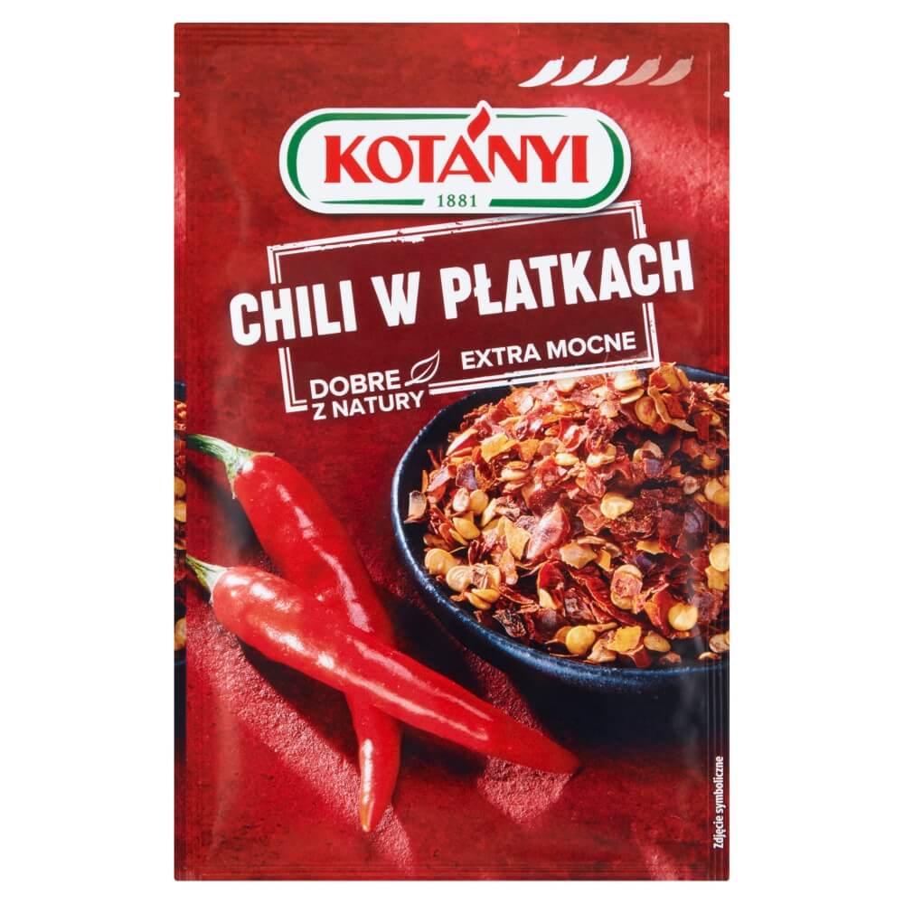 KOTANYI Chili w płatkach extra mocne 8 g