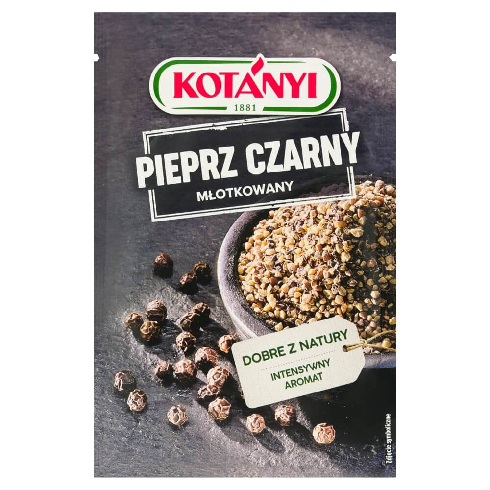 KOTANYI Pieprz czarny młotkowany 17 g