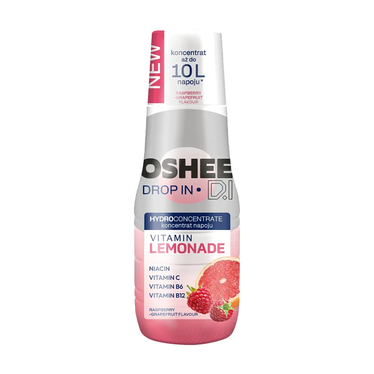 OSHEE DROP IN Koncentrat napoju o smaku maliny i grejpfruta 500 ml