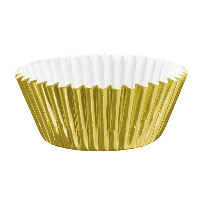 PARTYPAL Papilotki do muffinek złote 100 szt.