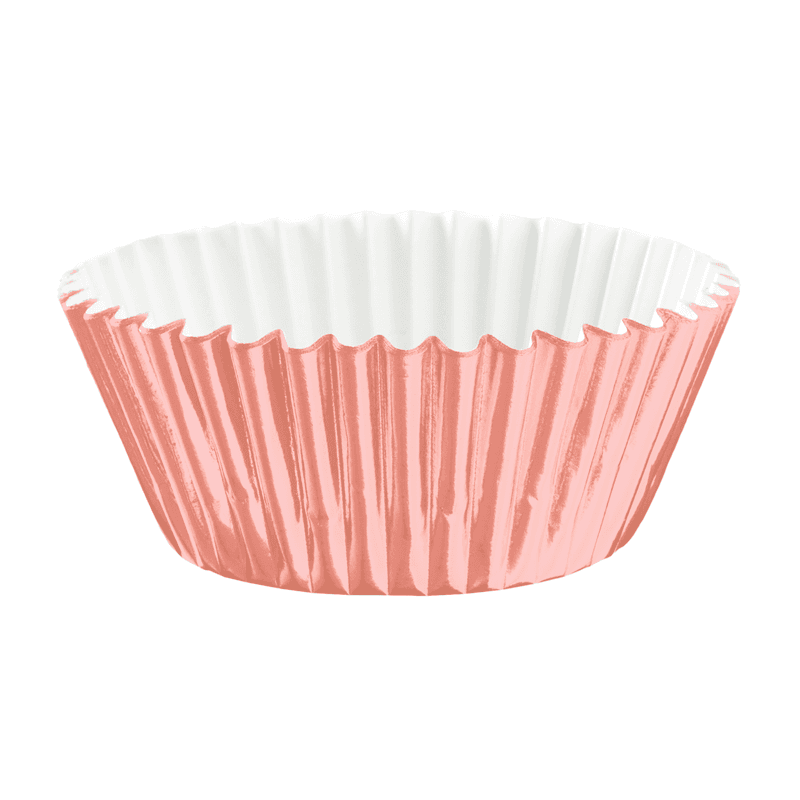 PARTYPAL Papilotki do muffinek rose gold 100 szt.
