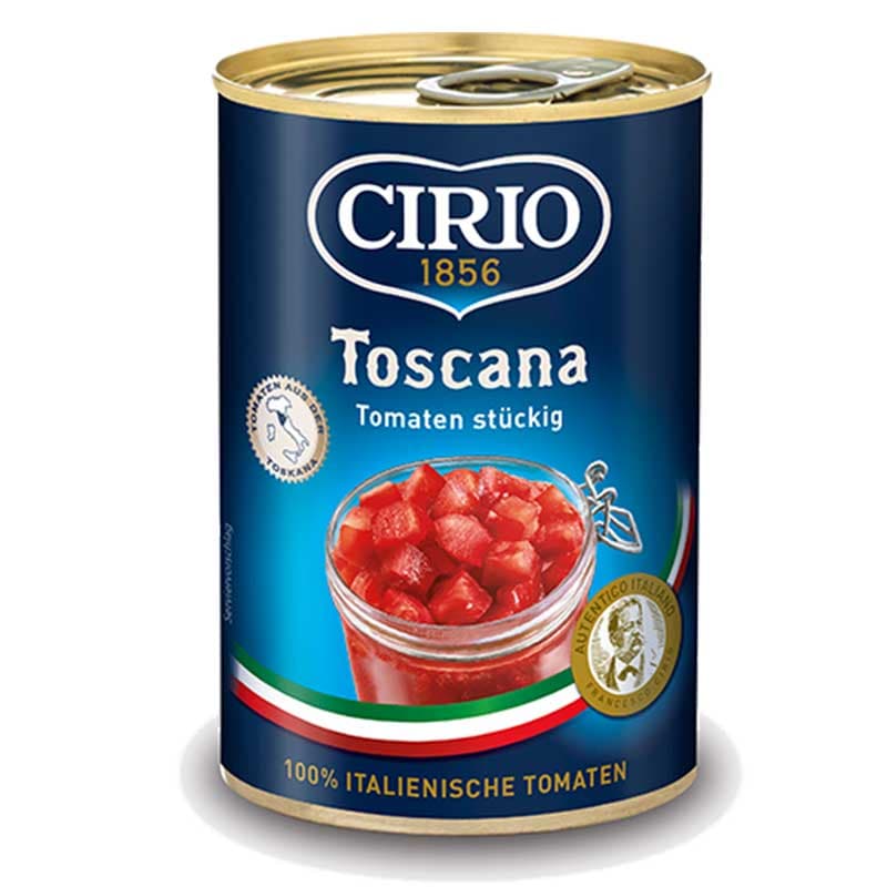 CIRIO Pomidory krojone Toscana 400 g