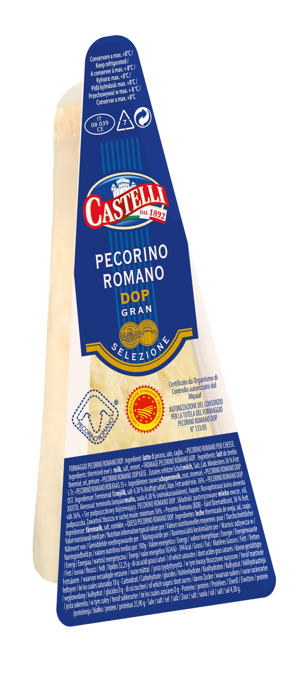 CASTELLI Ser Pecorino Romano 160 g