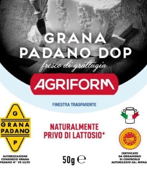 AGRIFORM Ser Grana Padano z certyfikatem DOP - tarty 50 g