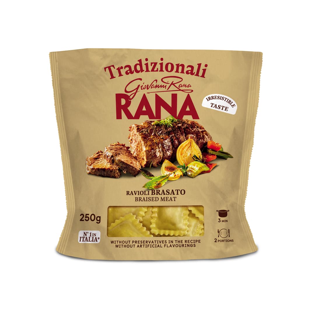 RANA TRADIZIONALI Ravioli z duszonym mięsem 250 g
