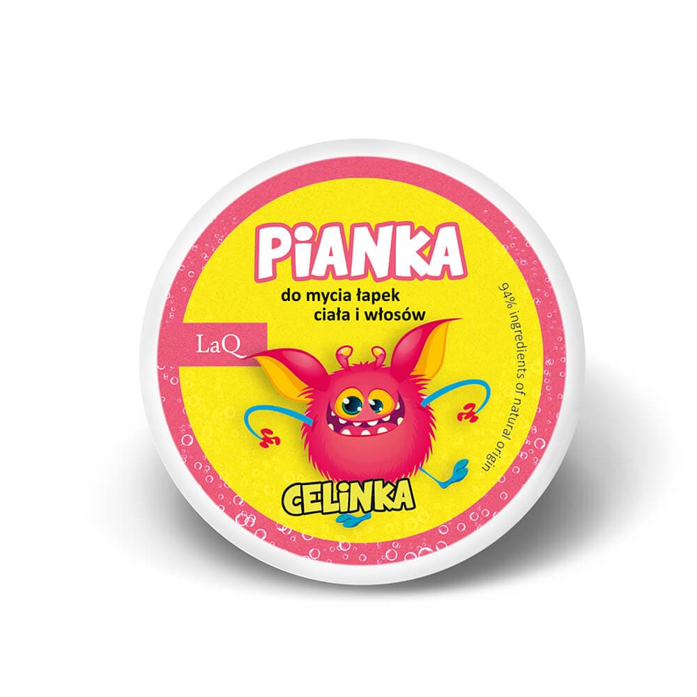 LAQ Pianka do mycia ciała i włosów dla dzieci Celinka 20 g