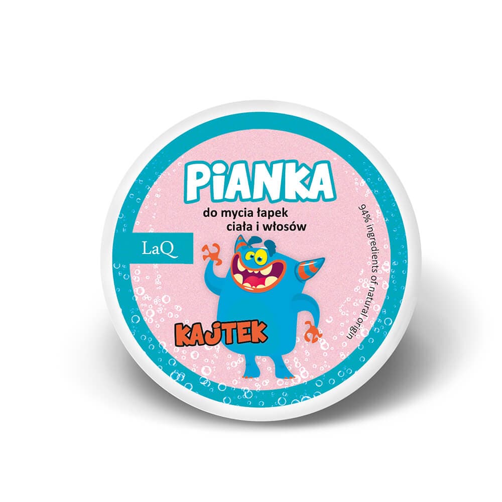 LAQ Pianka do mycia ciała i włosów dla dzieci Kajtek 20 g