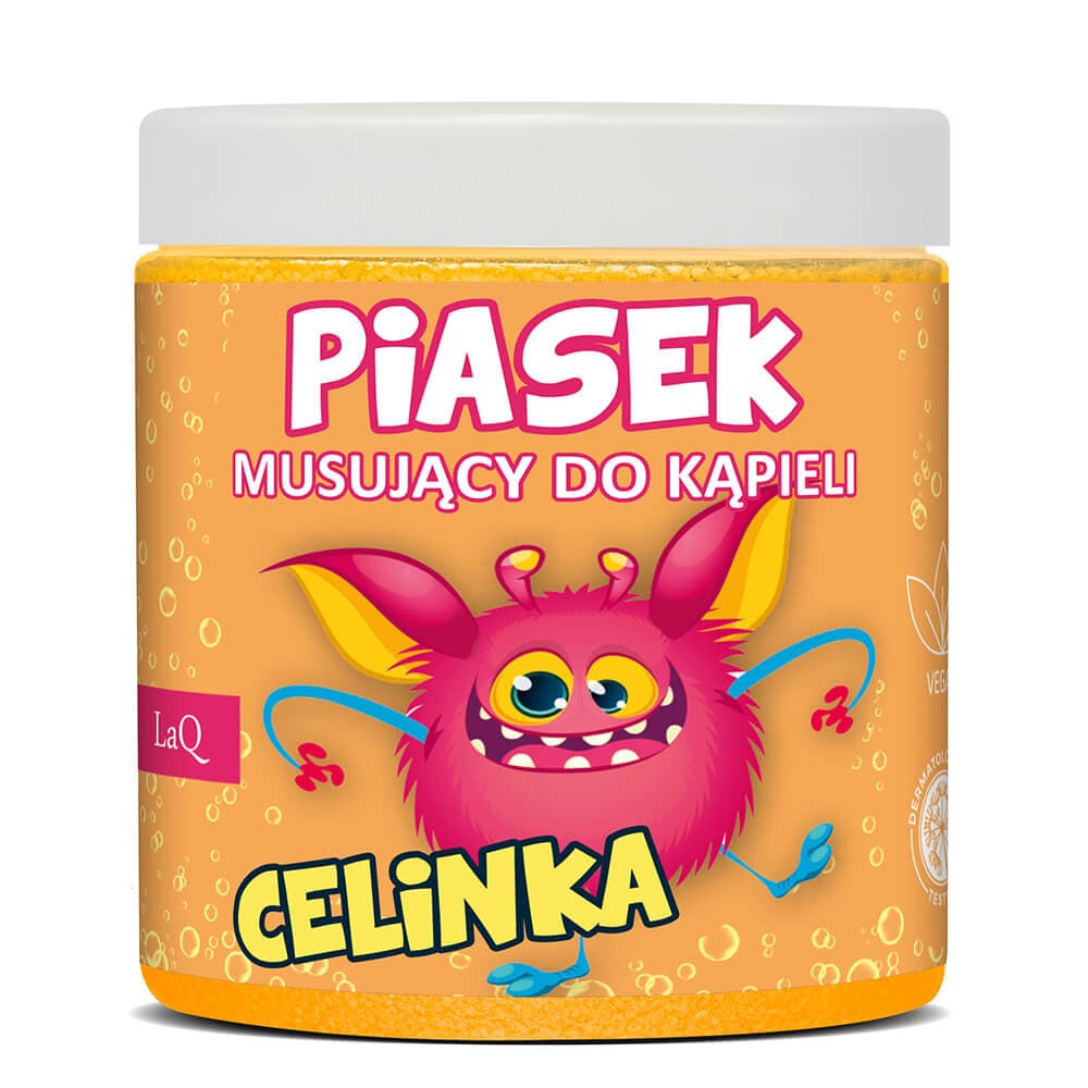 LAQ Piasek musujący do kąpieli Celinka 190 g