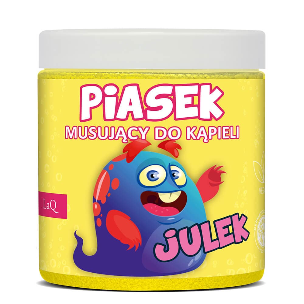 LAQ Piasek musujący do kąpieli Julek 190 g