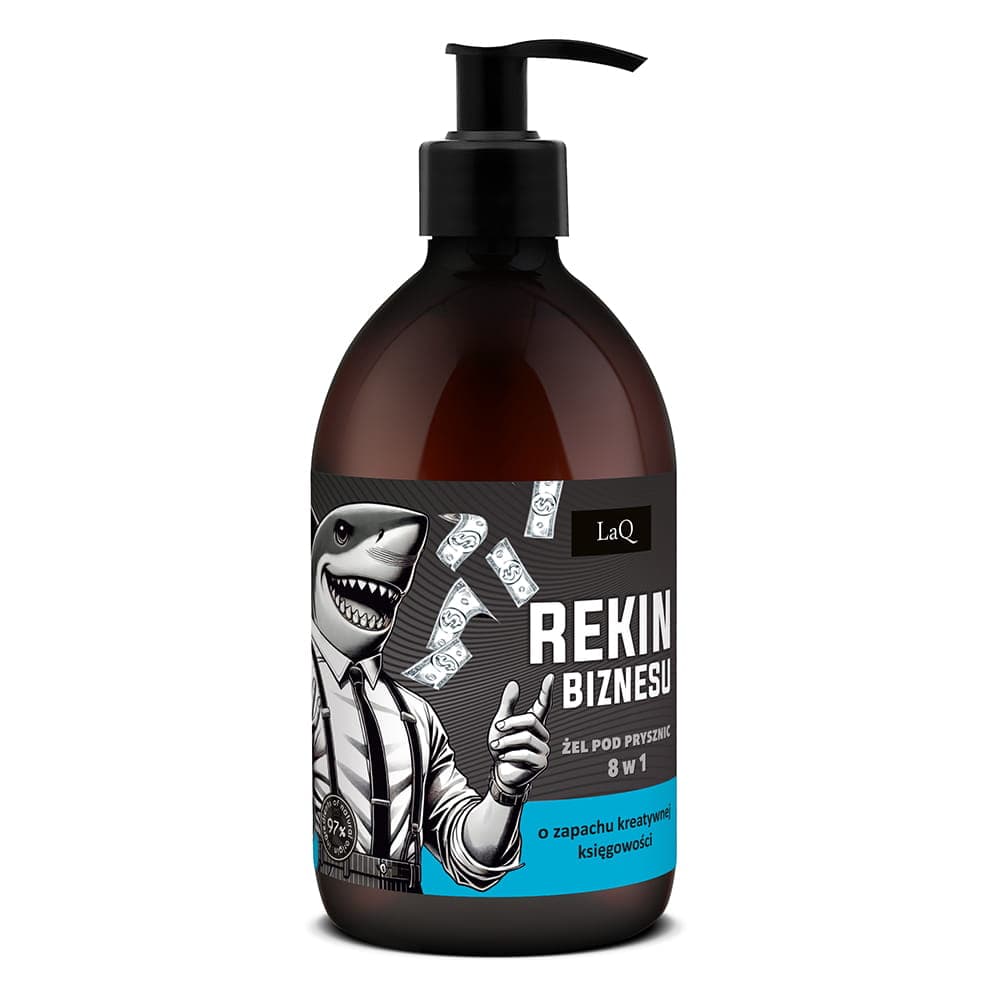 LAQ Żel pod prysznic 8w1 Rekin Biznesu 500 ml