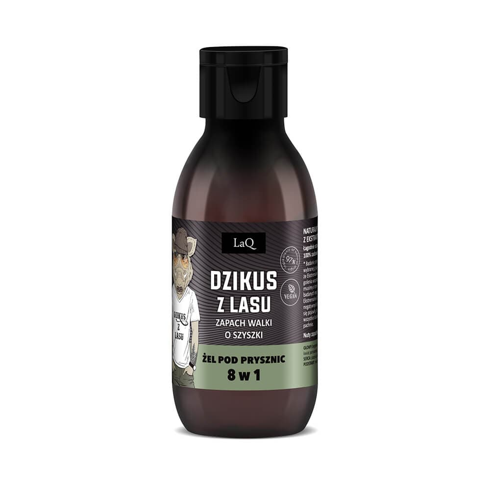 LAQ Żel pod prysznic 8w1 Dzikus z Lasu 100 ml