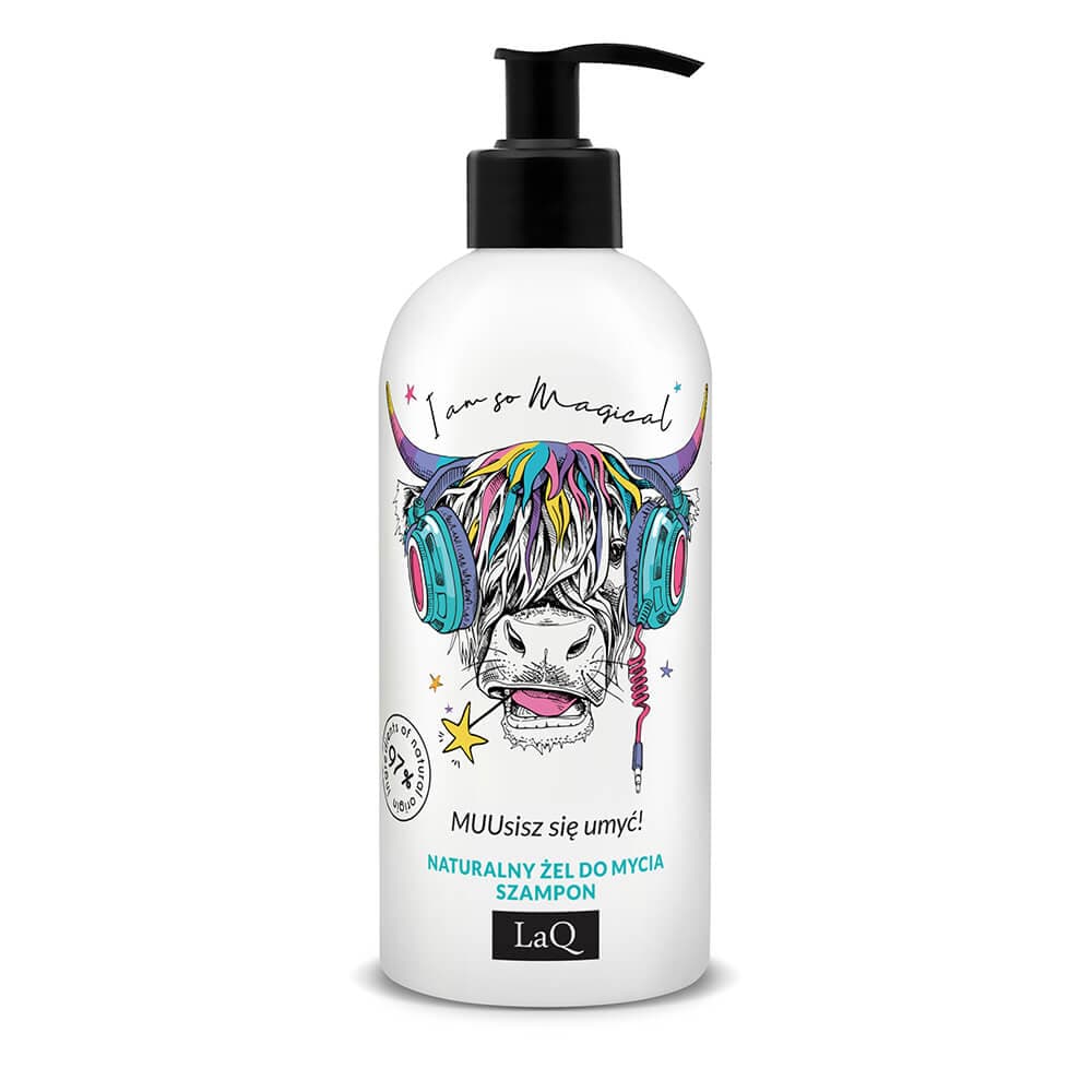LAQ Żel do mycia ciała i włosów 2w1 300 ml
