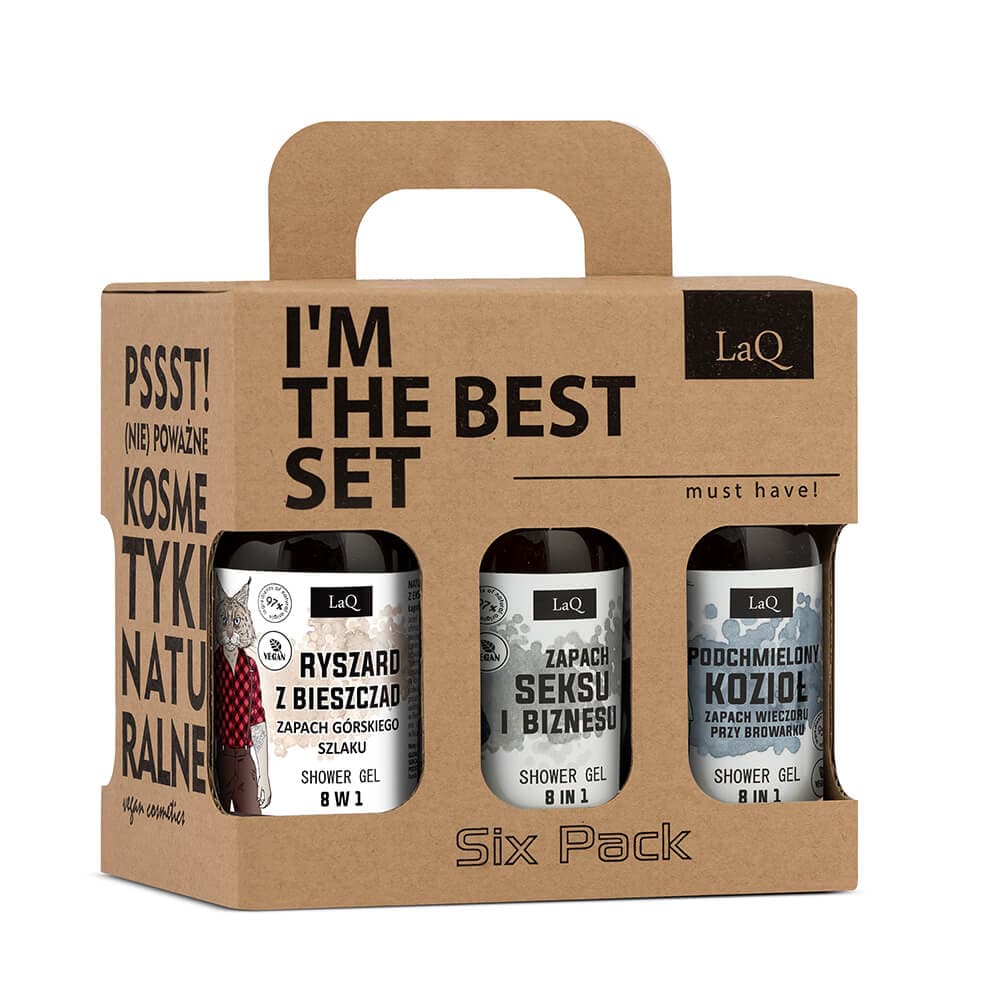 LAQ Zestaw męskich żeli pod prysznic 6x100 ml 1 szt.