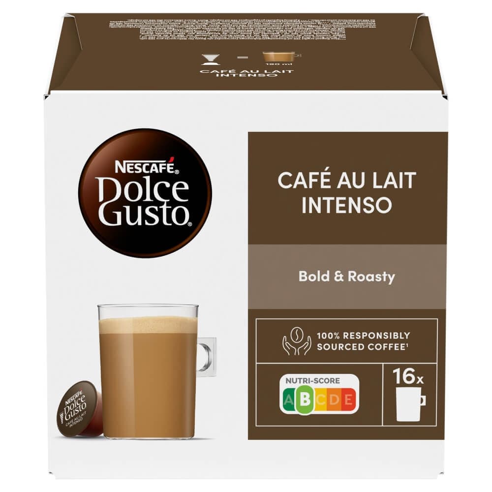 NESCAFE DOLCE GUSTO Kawa w kapsułkach Cafe au Lait Intenso 16 szt.