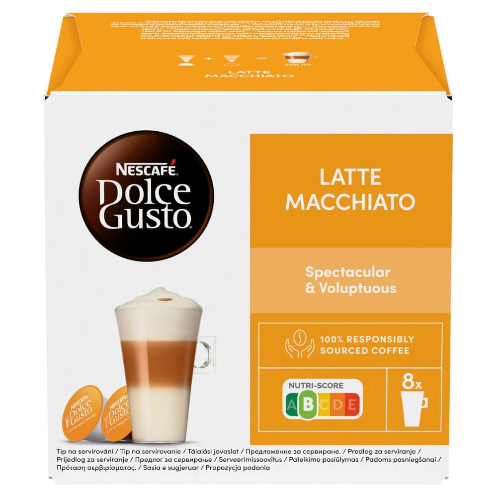 NESCAFE DOLCE GUSTO Kawa w kapsułkach Latte Macchiato 2x8 szt.
