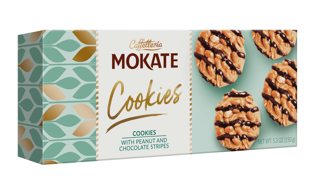 MOKATE COOKIES Ciastka z orzeszkami arachidowymi 150 g