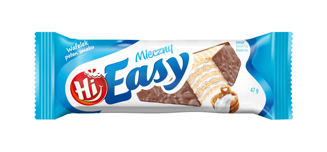 HI EASY Wafelki mleczne 47 g