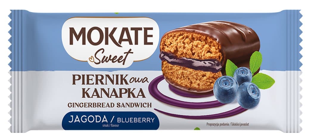 MOKATE SWEET Kanapka piernikowa jagoda 60 g