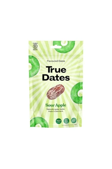 TRUE DATES Daktyle o smaku Sour Apple 100 g