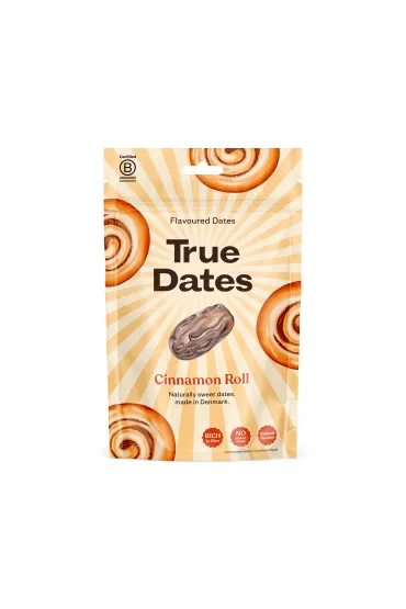 TRUE DATES Daktyle o smaku Cinnamon Roll 100 g