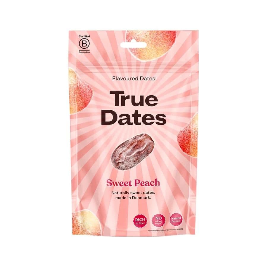 TRUE DATES Daktyle o smaku Sweet Peach 100 g