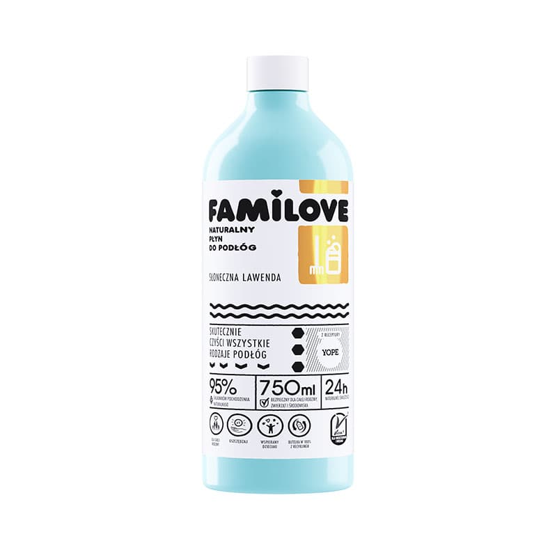 FAMILOVE Naturalny płyn do podłóg Słoneczna Lawenda 750 ml